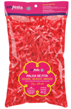 Palha de Fita Vermelho Suave